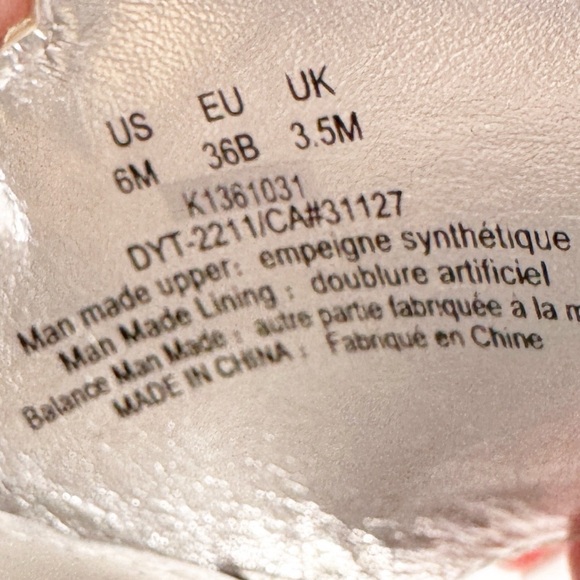 New DKNY Silver Kailyn heel sandals size 6 - Picture 8 of 8